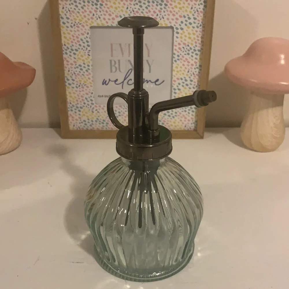 Target Bullseye Glass Plant Mister in Color Soft Green.